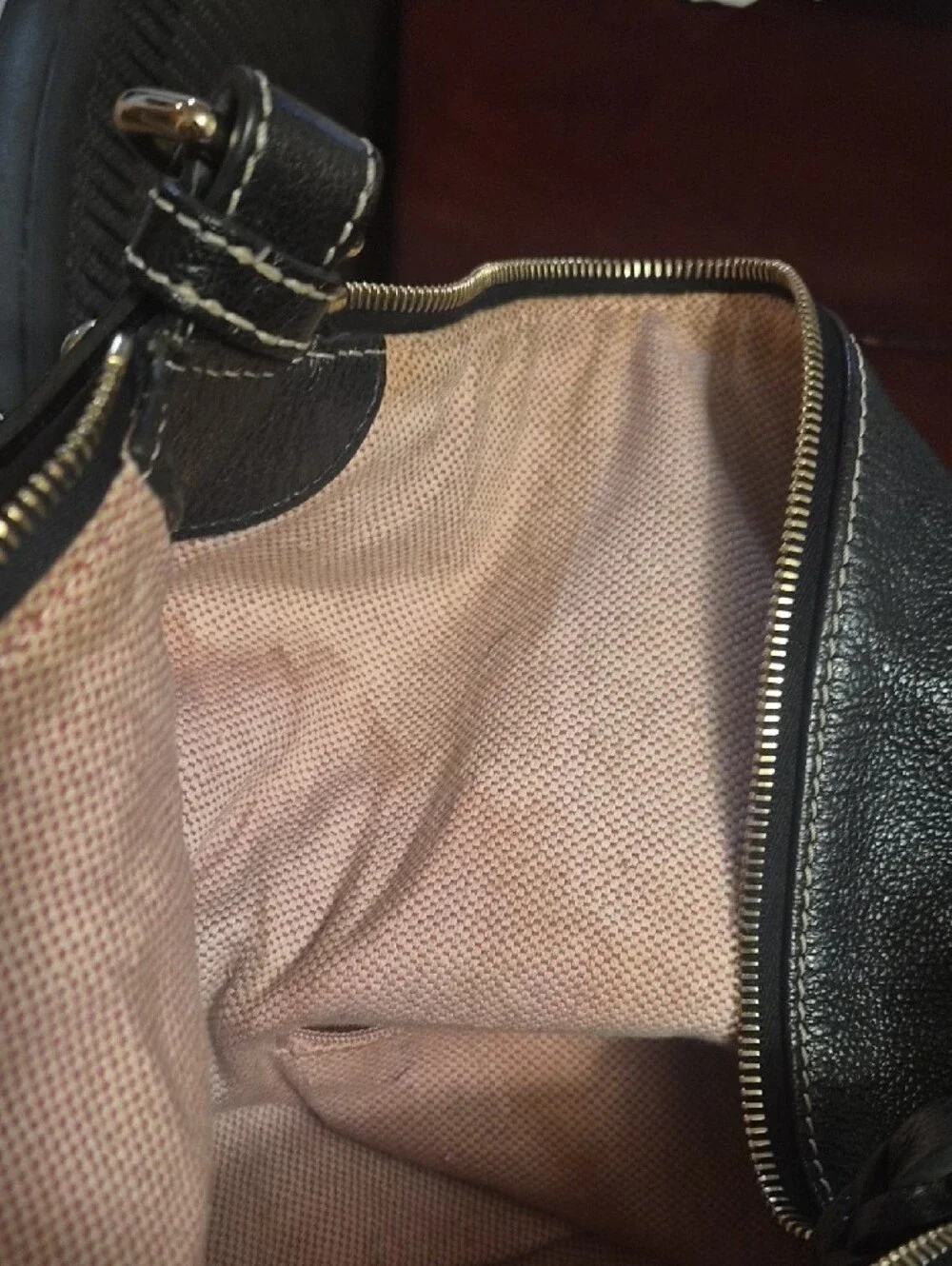 Dooney & Bourke Black Leather Shoulder Hobo Bag